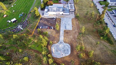 Memorialparkamphitheatre Aerial