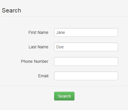 Search For Additional Attendee