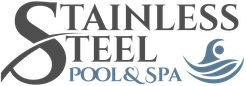 Stainless Steel Pool And Spa Logo