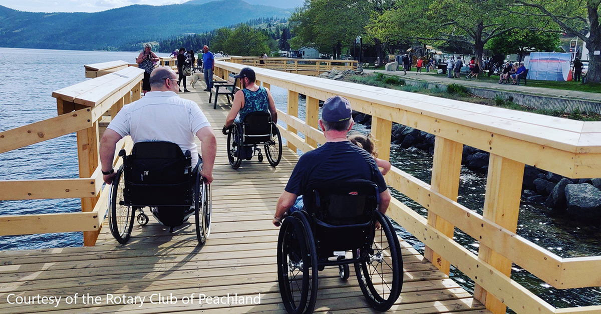 Peachland Ray Kandola Heritage Pier Accessible 1