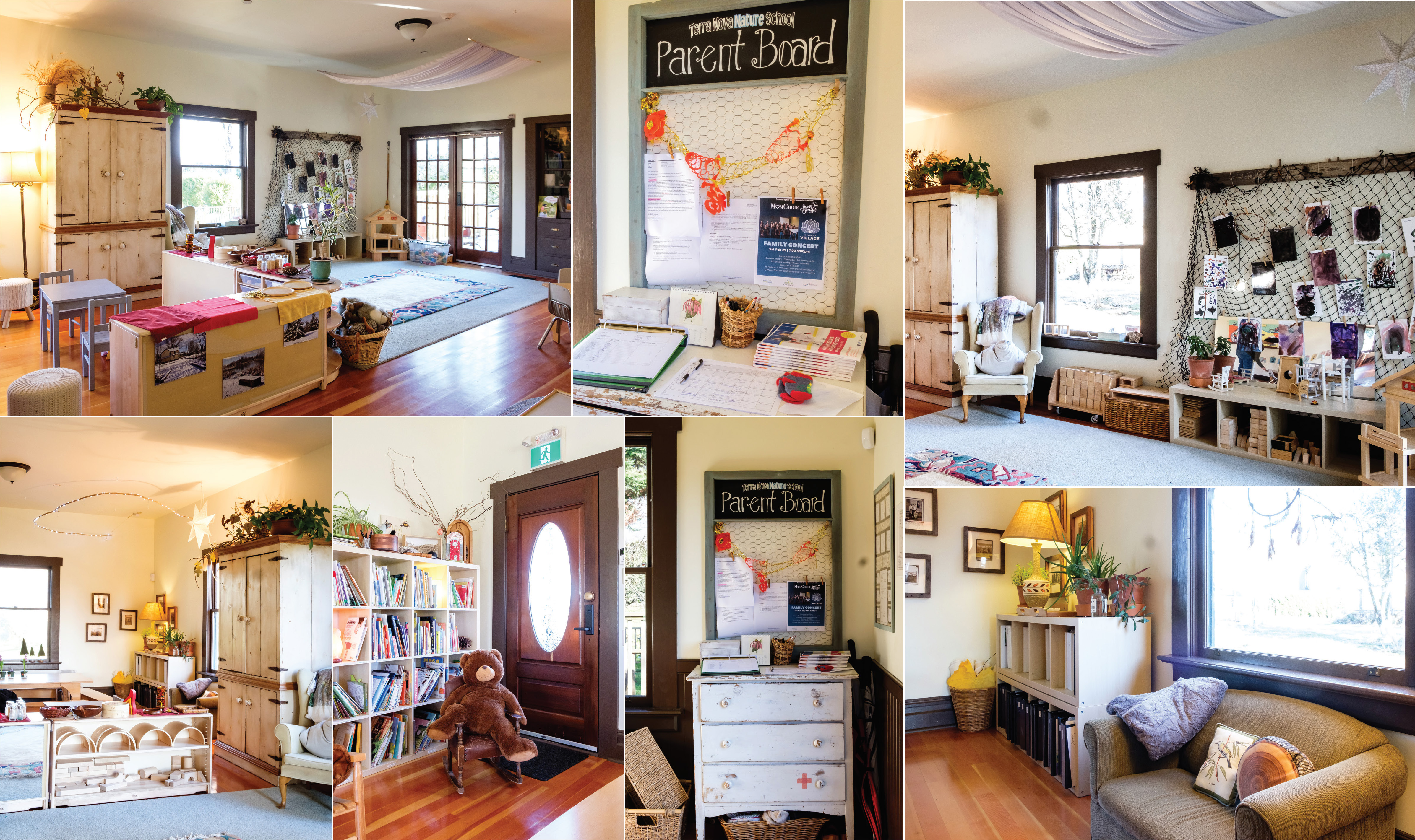 Richmond Edwardian Cottage Interior Collage