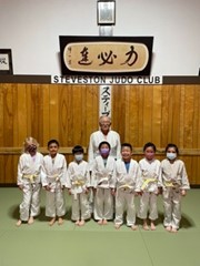 Instructor And Pres At Steveston Judo Club