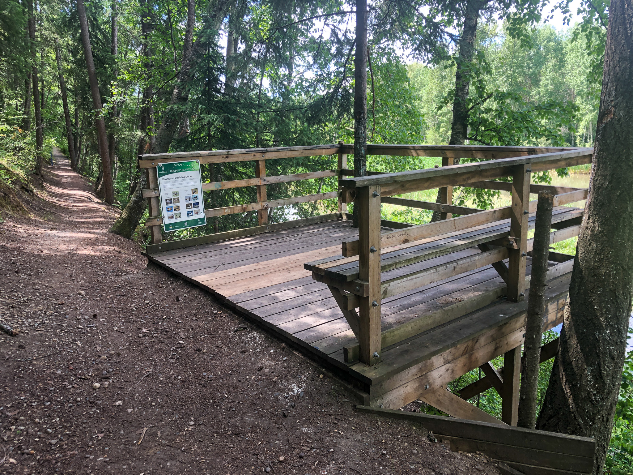 Hudson's Bay Wetland Look Out - City of Prince George