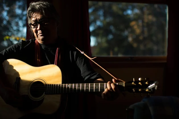Stephen Kakfwi, Writer/Performer of the How I Survived Podcast theme song. Credit: The Pew Charitable Trusts.